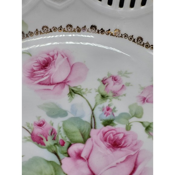 Vintage Bavarian Reticulated Bowl Carl Schumann - Picture 4 of 8